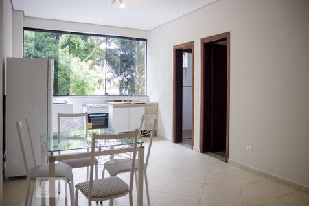 Cozinha de kitnet/studio para alugar com 1 quarto, 33m² em Barcelona, São Caetano do Sul