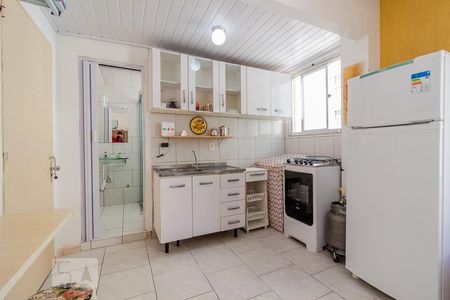 Cozinha de kitnet/studio à venda com 1 quarto, 22m² em Centro Histórico, Porto Alegre