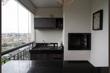 Varanda gourmet de apartamento para alugar com 3 quartos, 100m² em Jardim Armênia, Mogi das Cruzes