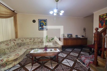 Sala de casa para alugar com 3 quartos, 171m² em Campestre, Santo André