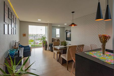 Sala de apartamento para alugar com 2 quartos, 67m² em Residencial Parque da Fazenda, Campinas