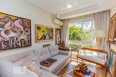 Sala de apartamento à venda com 2 quartos, 126m² em Petrópolis, Porto Alegre