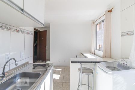 Cozinha de apartamento à venda com 1 quarto, 36m² em Vila Nova, Porto Alegre