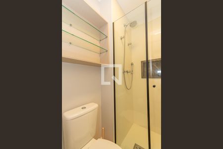 Banheiro da Suíte  de apartamento para alugar com 1 quarto, 35m² em Vila Eliza, Campinas