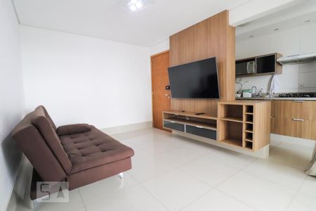 Sala de apartamento para alugar com 1 quarto, 45m² em Jardim Goiás, Goiânia