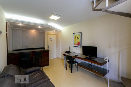 Sala de apartamento para alugar com 1 quarto, 42m² em Funcionários, Belo Horizonte