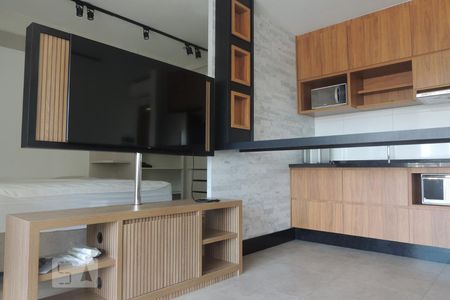 Sala de kitnet/studio para alugar com 1 quarto, 40m² em Bosque, Campinas