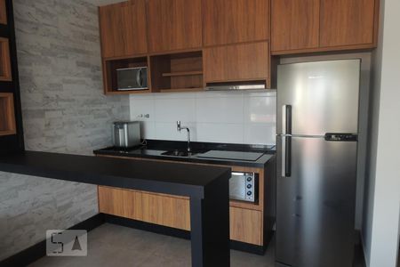 Cozinha de kitnet/studio para alugar com 1 quarto, 40m² em Bosque, Campinas