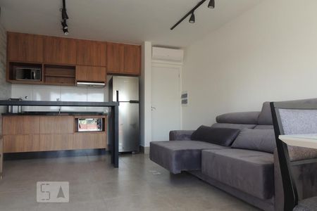 Sala de kitnet/studio para alugar com 1 quarto, 40m² em Bosque, Campinas