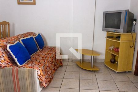 Detalhe sala de apartamento para alugar com 2 quartos, 82m² em Mirim, Praia Grande