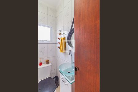 Lavabo de casa de condomínio à venda com 2 quartos, 92m² em Vila Tibiriçá, Santo André