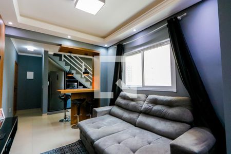 Sala de apartamento para alugar com 2 quartos, 106m² em Vila Gilda, Santo André