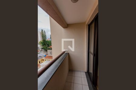 Varanda da Sala de apartamento para alugar com 2 quartos, 52m² em Vila Santa Teresa, Santo André