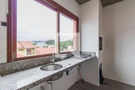 Cozinha e Área de Serviço de apartamento à venda com 1 quarto, 60m² em Jardim do Salso, Porto Alegre