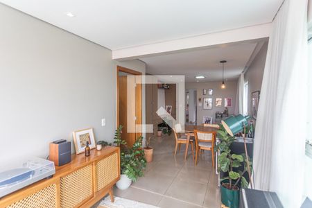 Sala de apartamento à venda com 2 quartos, 86m² em Santo Antônio, Belo Horizonte