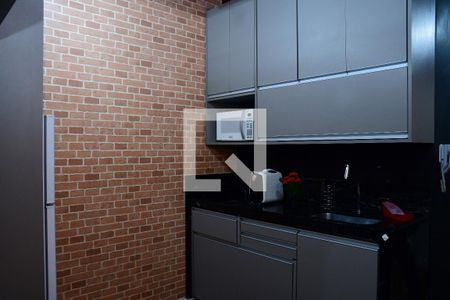 Cozinha de kitnet/studio para alugar com 1 quarto, 38m² em Granja Viana, Cotia