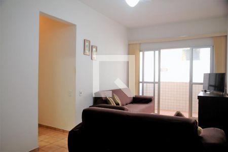 Sala de apartamento para alugar com 2 quartos, 91m² em Canto do Forte, Praia Grande