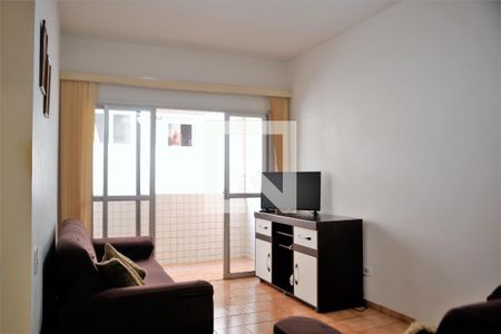 Sala de apartamento para alugar com 2 quartos, 91m² em Canto do Forte, Praia Grande