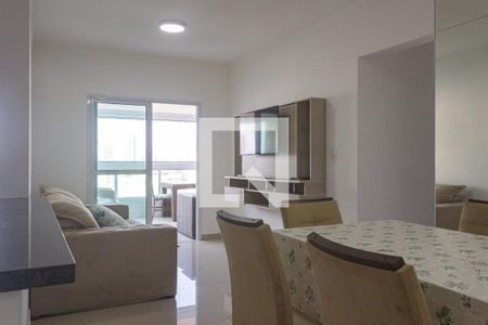 Sala de apartamento para alugar com 3 quartos, 110m² em Vila Caiçara, Praia Grande