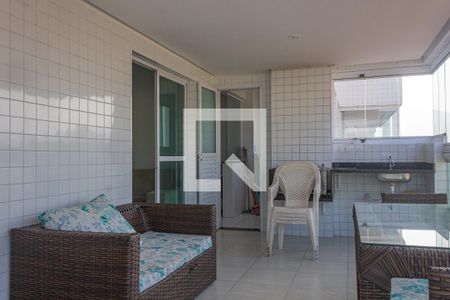 varanda de apartamento para alugar com 3 quartos, 110m² em Vila Caiçara, Praia Grande