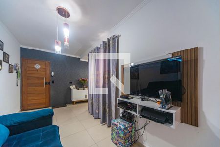 Sala de apartamento para alugar com 2 quartos, 120m² em Vila Scarpelli, Santo André