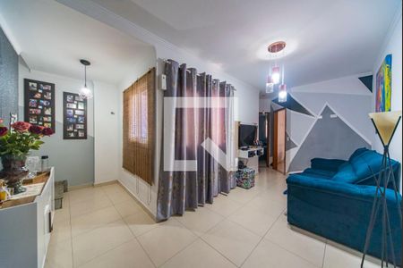 Sala de apartamento para alugar com 2 quartos, 120m² em Vila Scarpelli, Santo André