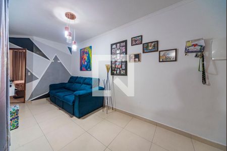 Sala de apartamento para alugar com 2 quartos, 120m² em Vila Scarpelli, Santo André