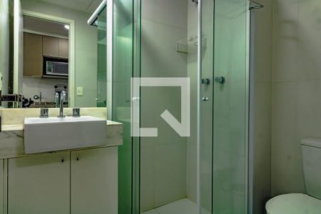 Banheiro  de apartamento para alugar com 1 quarto, 27m² em Vila Clementino, São Paulo