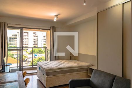 Sala/Quarto  de apartamento para alugar com 1 quarto, 27m² em Vila Clementino, São Paulo