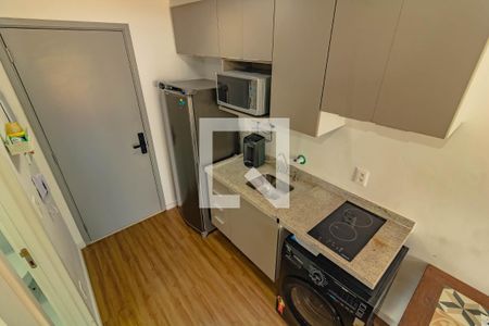 Cozinha/Área de serviço de apartamento para alugar com 1 quarto, 27m² em Vila Clementino, São Paulo