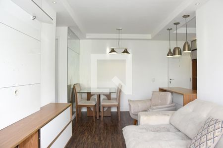 Sala de apartamento para alugar com 2 quartos, 62m² em Campo Grande, São Paulo