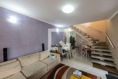 Sala de casa para alugar com 1 quarto, 80m² em Vila Nova Manchester, São Paulo