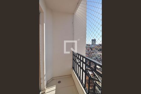 Varanda da Sala de apartamento para alugar com 2 quartos, 58m² em Vila Valparaíso, Santo André