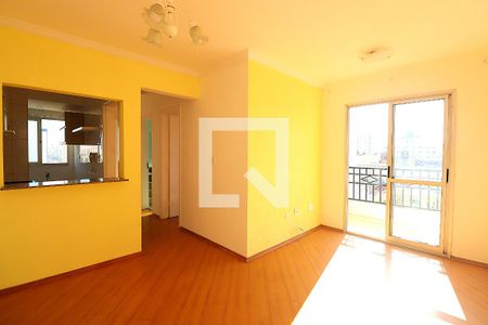 Sala de apartamento para alugar com 2 quartos, 58m² em Vila Valparaíso, Santo André