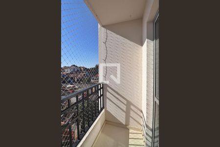 Varanda da Sala de apartamento para alugar com 2 quartos, 58m² em Vila Valparaíso, Santo André