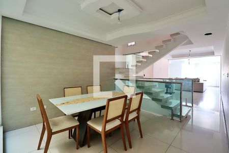 Sala de Jantar de casa à venda com 4 quartos, 315m² em Vila Assunção, Santo André