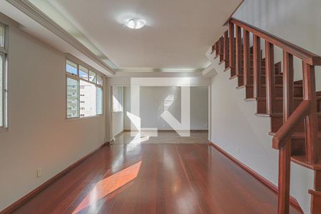 Sala de apartamento para alugar com 4 quartos, 340m² em Lourdes, Belo Horizonte