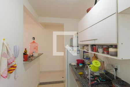 Cozinha de apartamento para alugar com 2 quartos, 46m² em Loteamento Parque São Martinho, Campinas