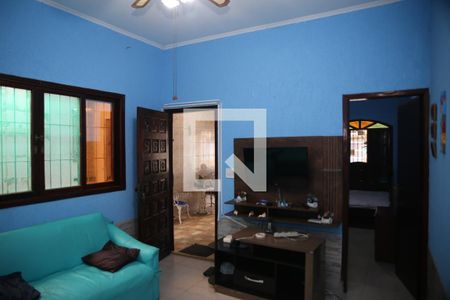 Sala de casa para alugar com 2 quartos, 125m² em Nova Mirim, Praia Grande