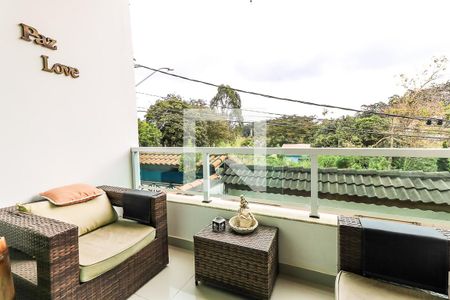 Varanda de casa de condomínio à venda com 3 quartos, 220m² em Jardim Mirna, Taboão da Serra