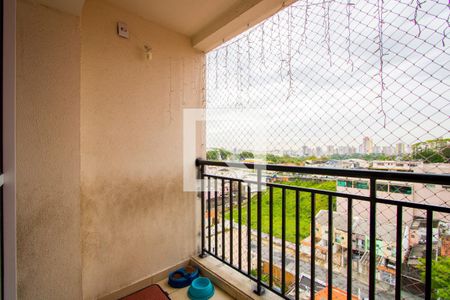 Varanda da sala de apartamento para alugar com 3 quartos, 56m² em Jardim Jamaica, Santo André