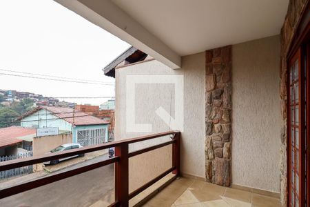 Varanda da Sala de casa à venda com 3 quartos, 218m² em Jardim das Palmeiras, Várzea Paulista