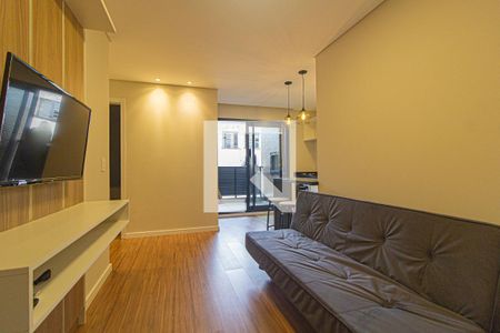 Sala de apartamento para alugar com 1 quarto, 45m² em Centro, Curitiba