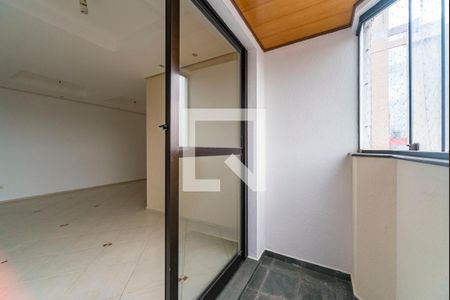 Varanda da Sala  de apartamento para alugar com 3 quartos, 75m² em Vila Apiai, Santo André