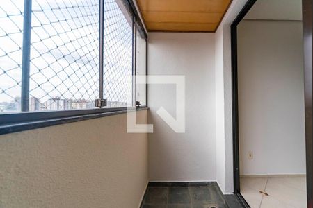 Varanda da Sala  de apartamento para alugar com 3 quartos, 75m² em Vila Apiai, Santo André