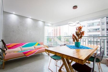 Varanda gourmet de apartamento à venda com 3 quartos, 118m² em Centro, Santo André