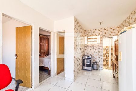 Sala/Cozinha de casa de condomínio à venda com 2 quartos, 56m² em Letícia, Belo Horizonte