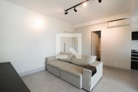 Sala de apartamento para alugar com 1 quarto, 59m² em Jardim Goiás, Goiânia