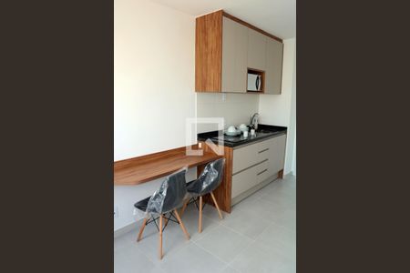 Sala/Cozinha de casa para alugar com 1 quarto, 24m² em Vila Clementino, São Paulo