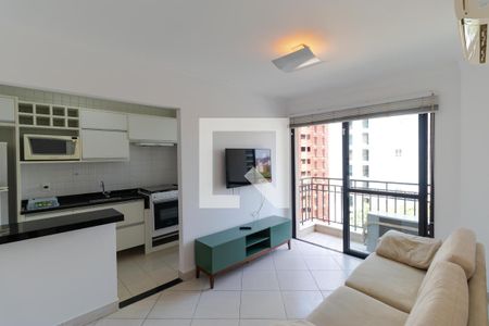 Salas de apartamento para alugar com 1 quarto, 53m² em Cambuí, Campinas